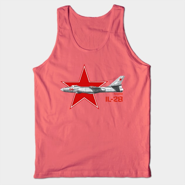 Ilyushin Il-28 Beagle - USSR Tank Top by BearCaveDesigns